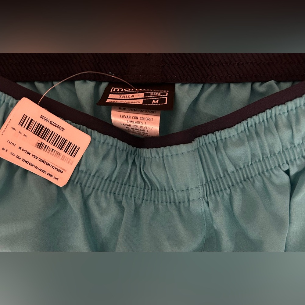 Marathon Authentic Ecuador National Soccer Team Turquoise Shorts Men’s Sz: M - Picture 4 of 5